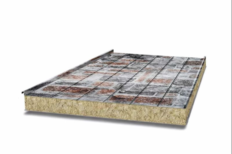 Сэндвич панели с толщиной металла 1.0 мм под камень